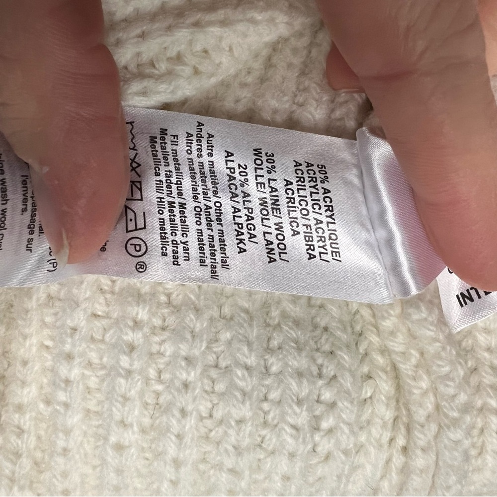 Saint James Cream Ribbed Knit - Picture 4 of 6